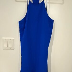 GB blue dress
